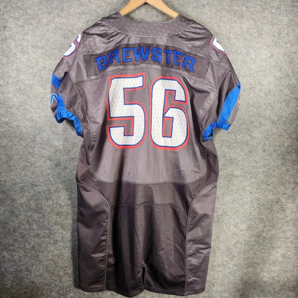 Grit City‎ Knights Tacoma Football Jersey Mens XXXL Grey Brewster 56 Sportswear